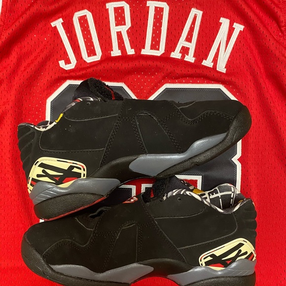 🔥 ‘RARE’ Air Jordan 8 Retro Low GS ‘Playoff’🔥💎 - Picture 9 of 16